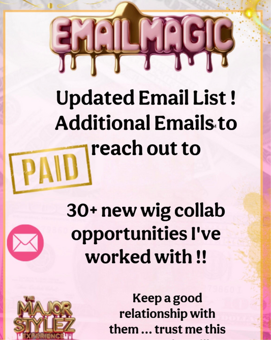 30+ NEW WIG COLLABORATION EMAILS (UPDATE AS OF SEPT. 2025)